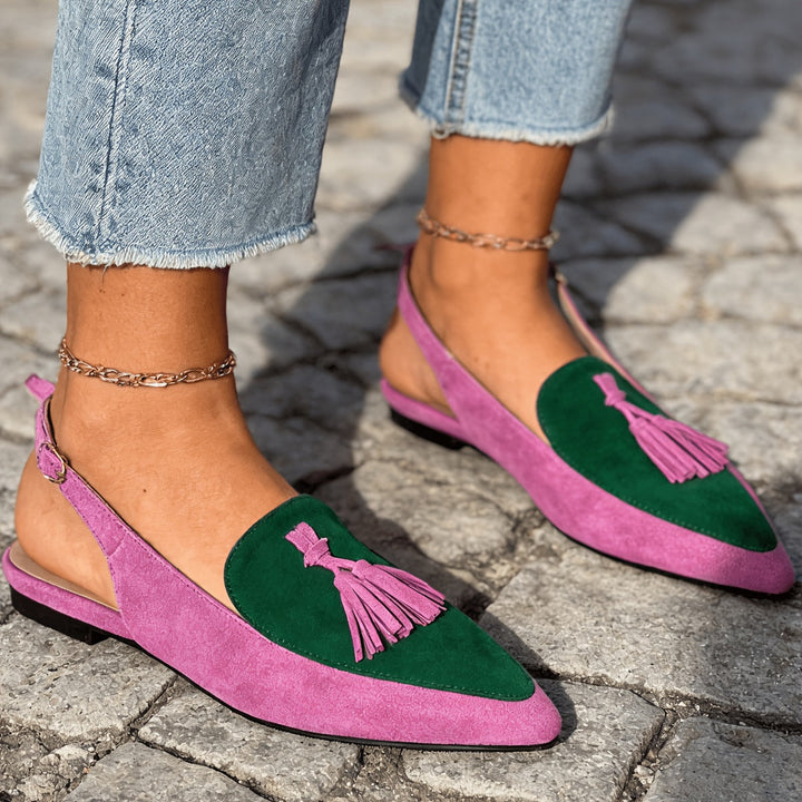 Marisa | Mules Slingback Con Nappe