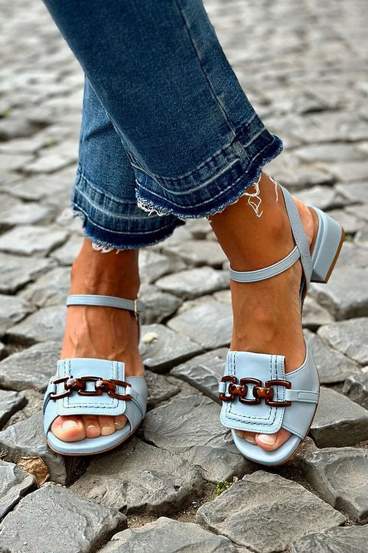 Fiorella - Sandali Eleganti Stile Costiero - dettaglio