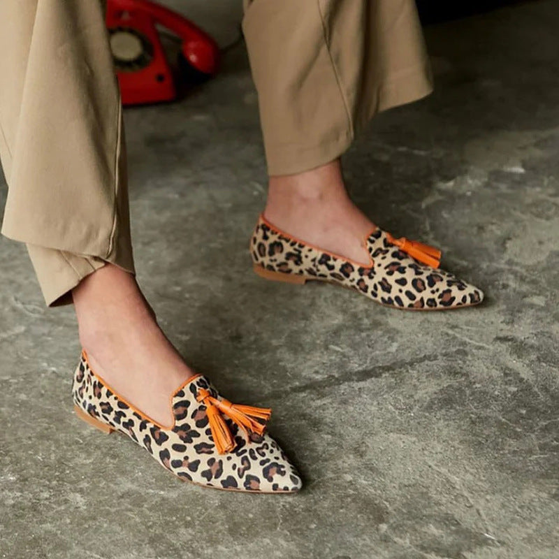 Nerina | Mocassini Penny Leopardati