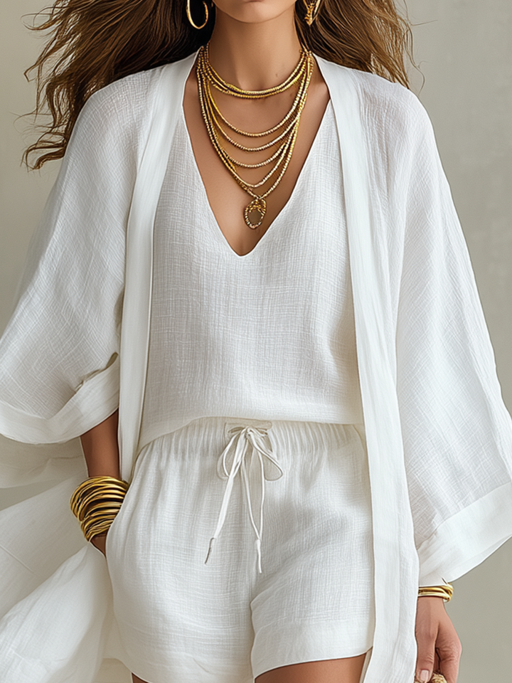 Raffaella - Set Casual a Tre Pezzi - dettaglio