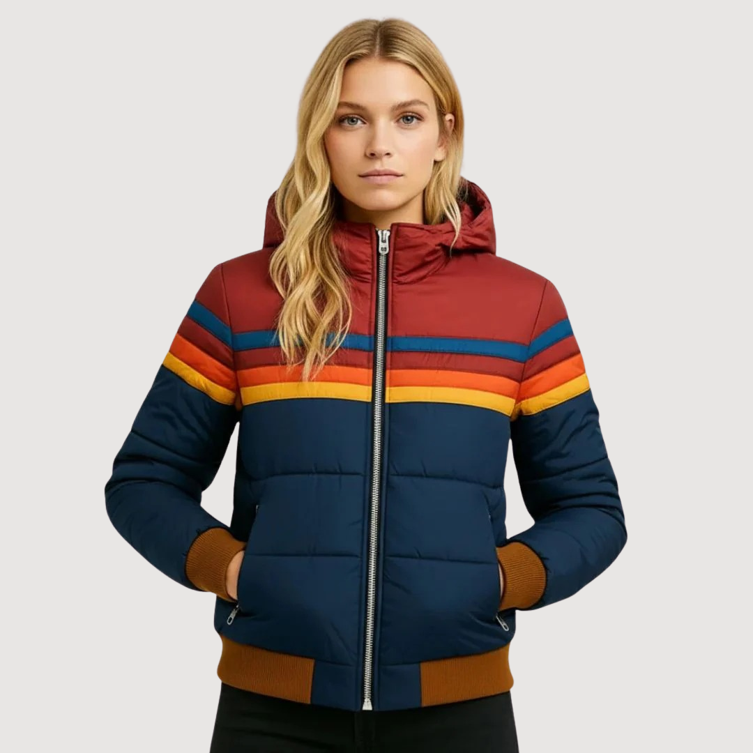 Giacca Piumino Retrò - Blu Navy