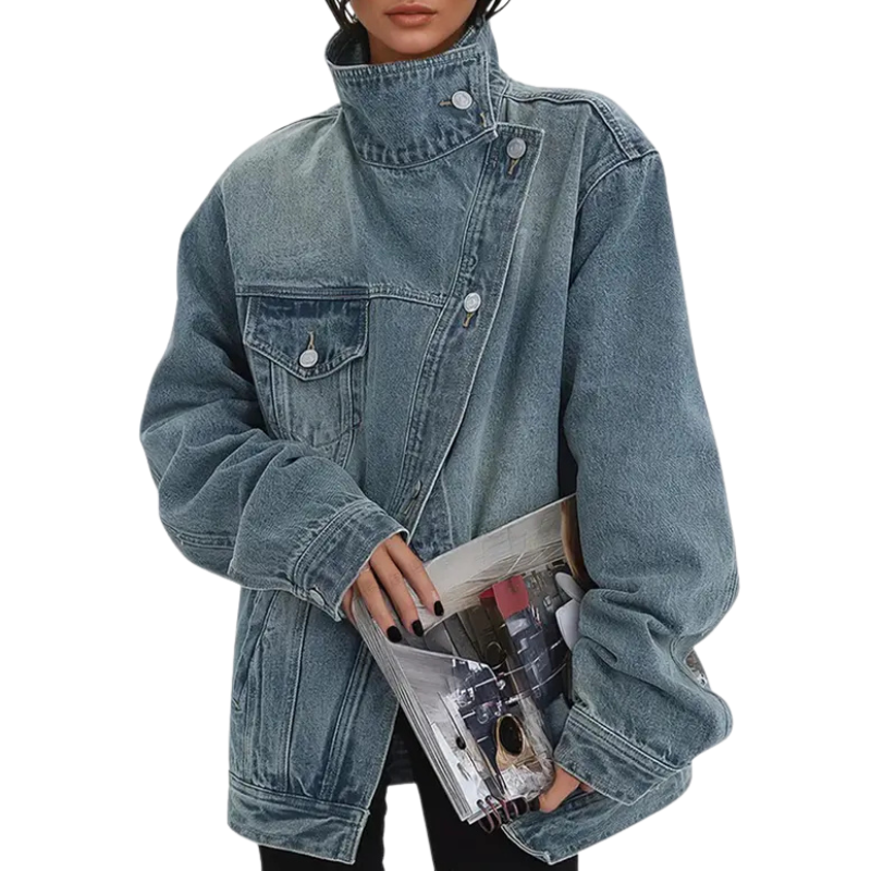 Marcella | Giacca Street Style con Bottoni Asimmetrici
