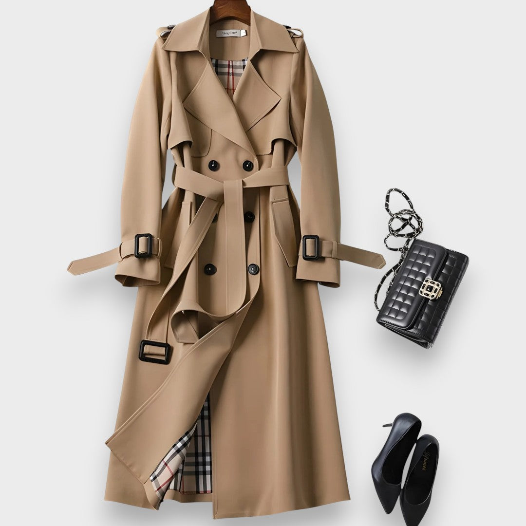 Trench Elegante e Raffinato - Beige