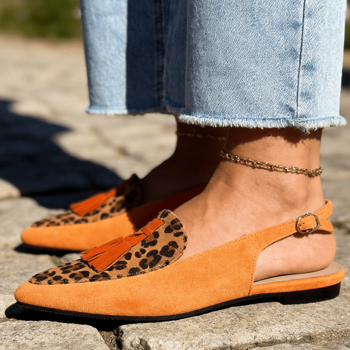 Marisa | Mules Slingback Con Nappe