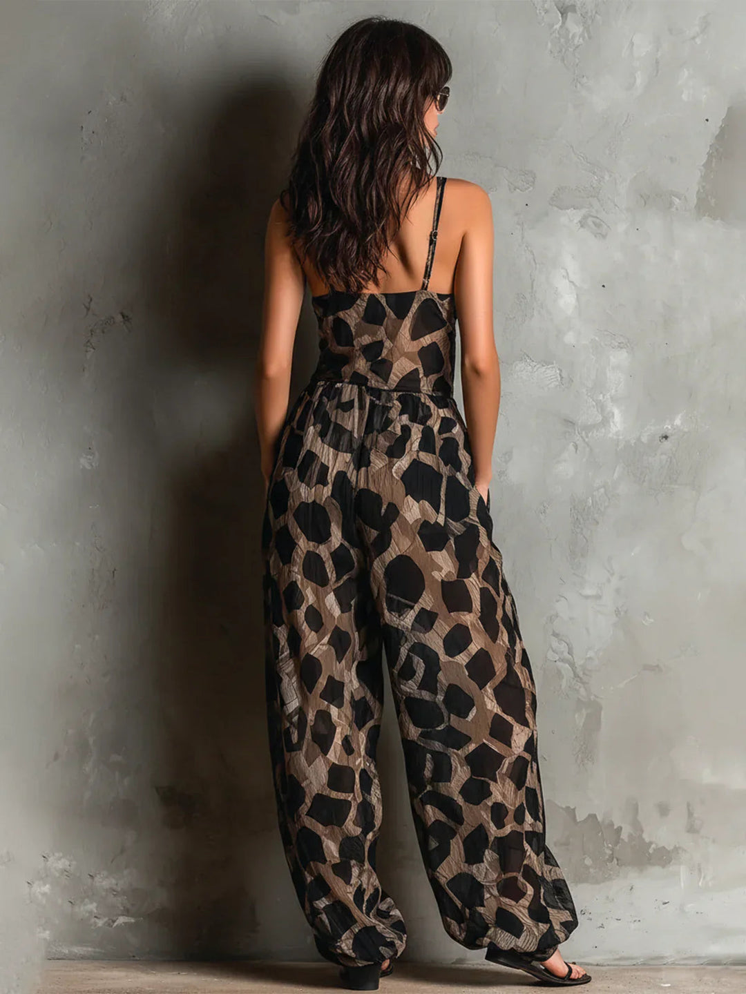 Patrizia — Jumpsuit Constance a Stampa Leopardata