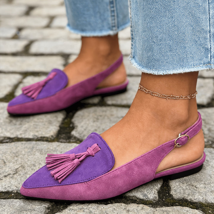 Marisa | Mules Slingback Con Nappe