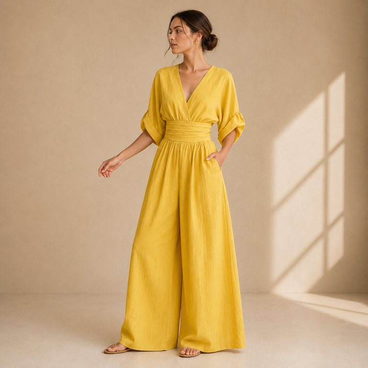 Liliana | Jumpsuit Elegante - Giallo
