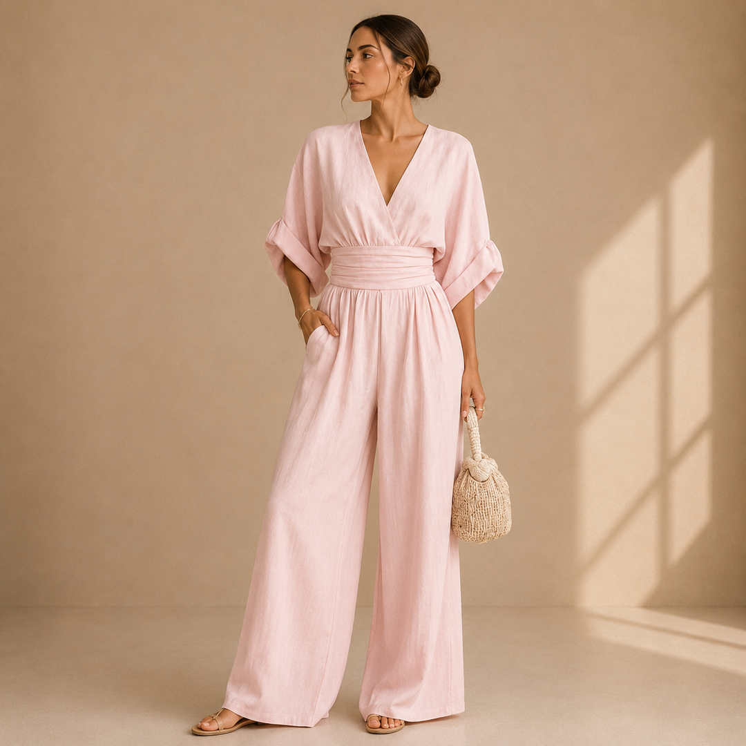 Liliana | Jumpsuit Elegante - Rosa Chiaro