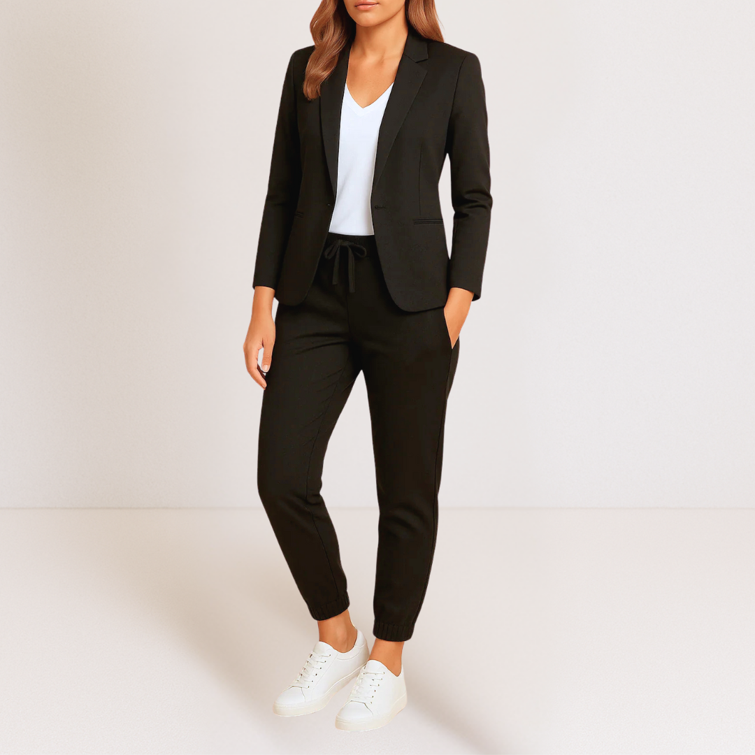 Completo due pezzi da donna Giulia - Nero