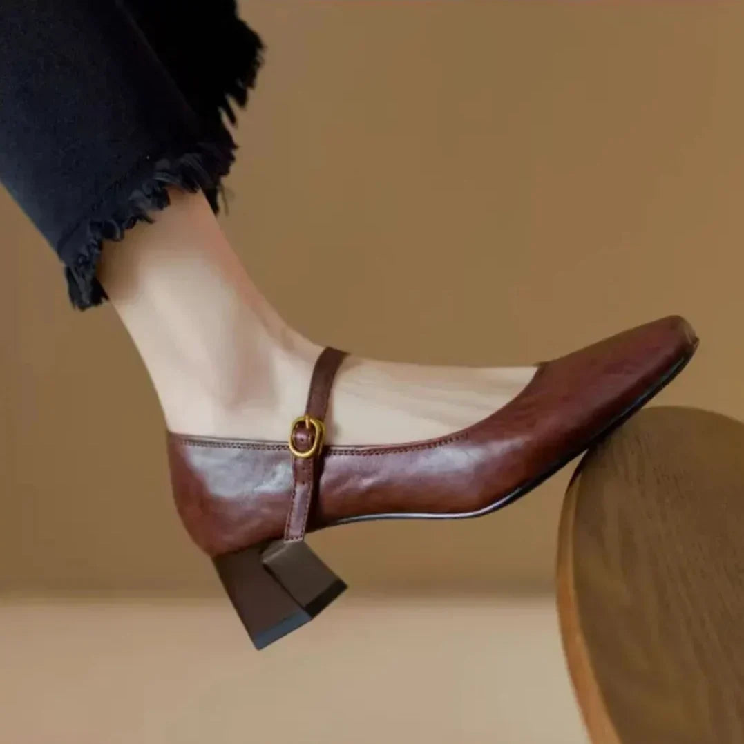 Bella | Scarpe con Tacco in Vera Pelle