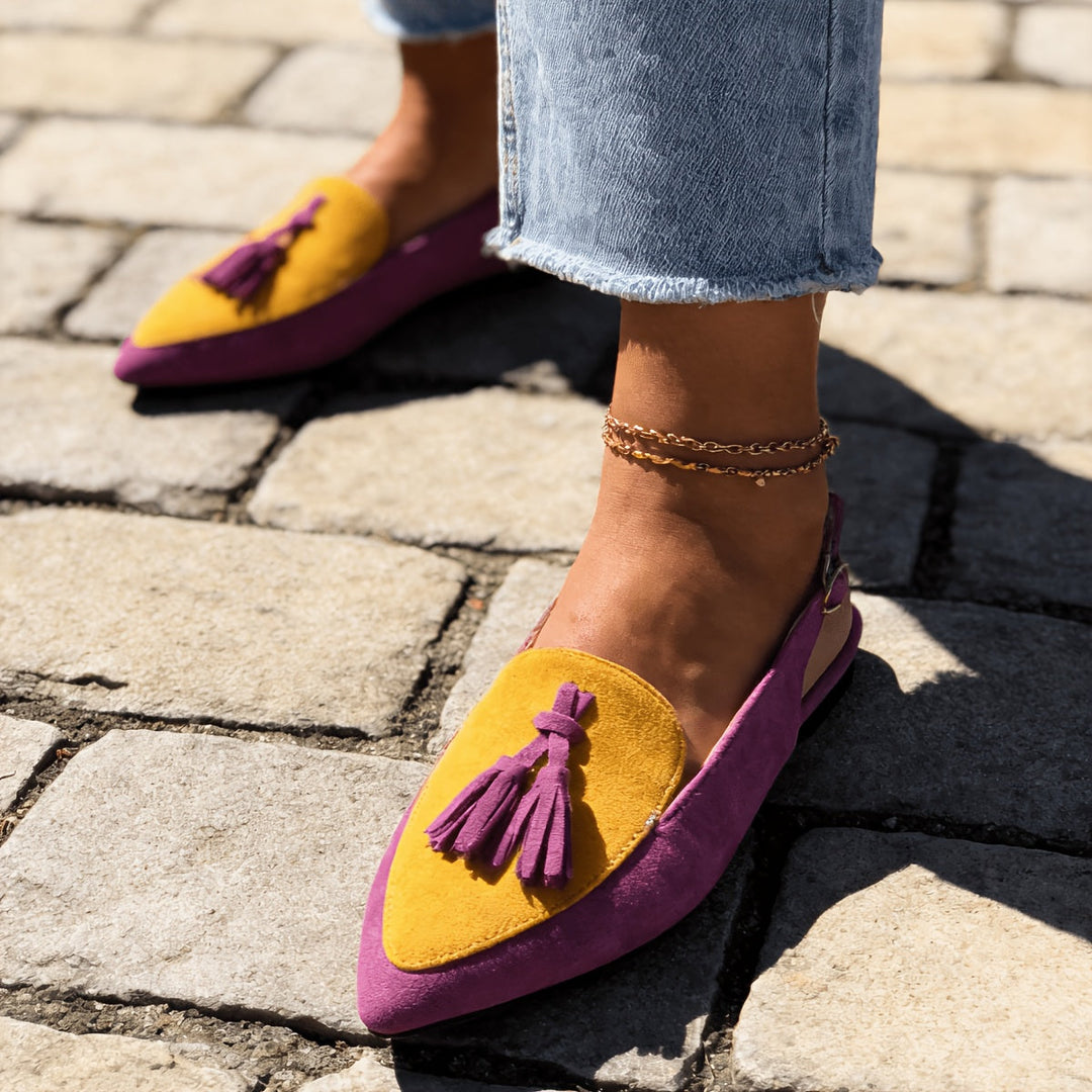 Marisa | Mules Slingback Con Nappe