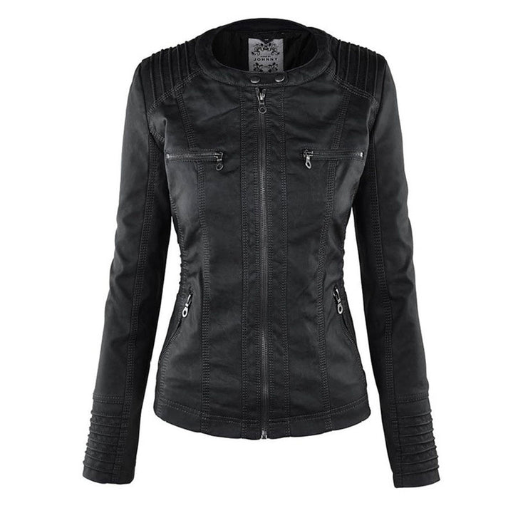 Giacca in pelle elegante