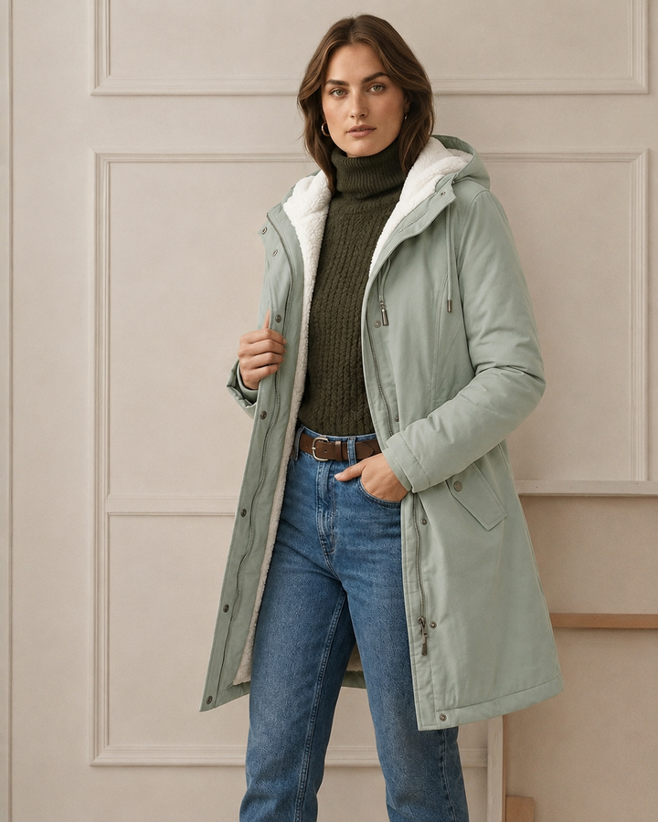 Adriana | Parka Lungo Impermeabile