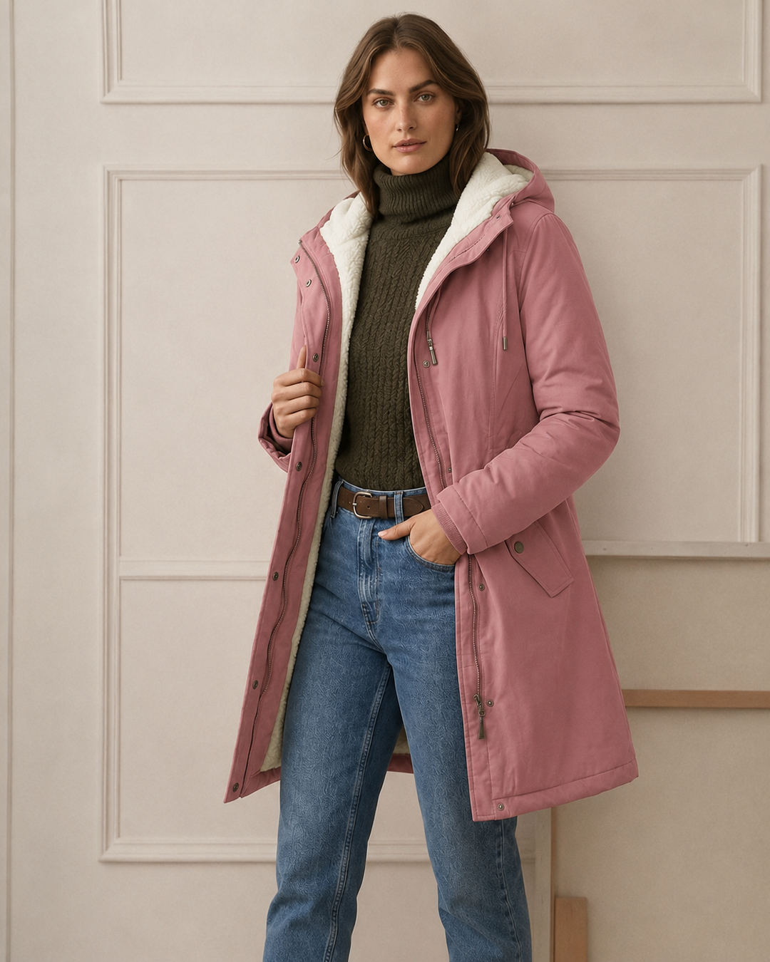 Adriana | Parka Lungo Impermeabile