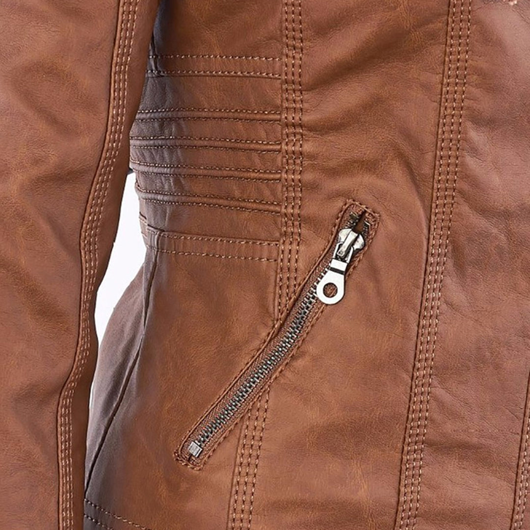 Callista | Giacca Biker con Cappuccio