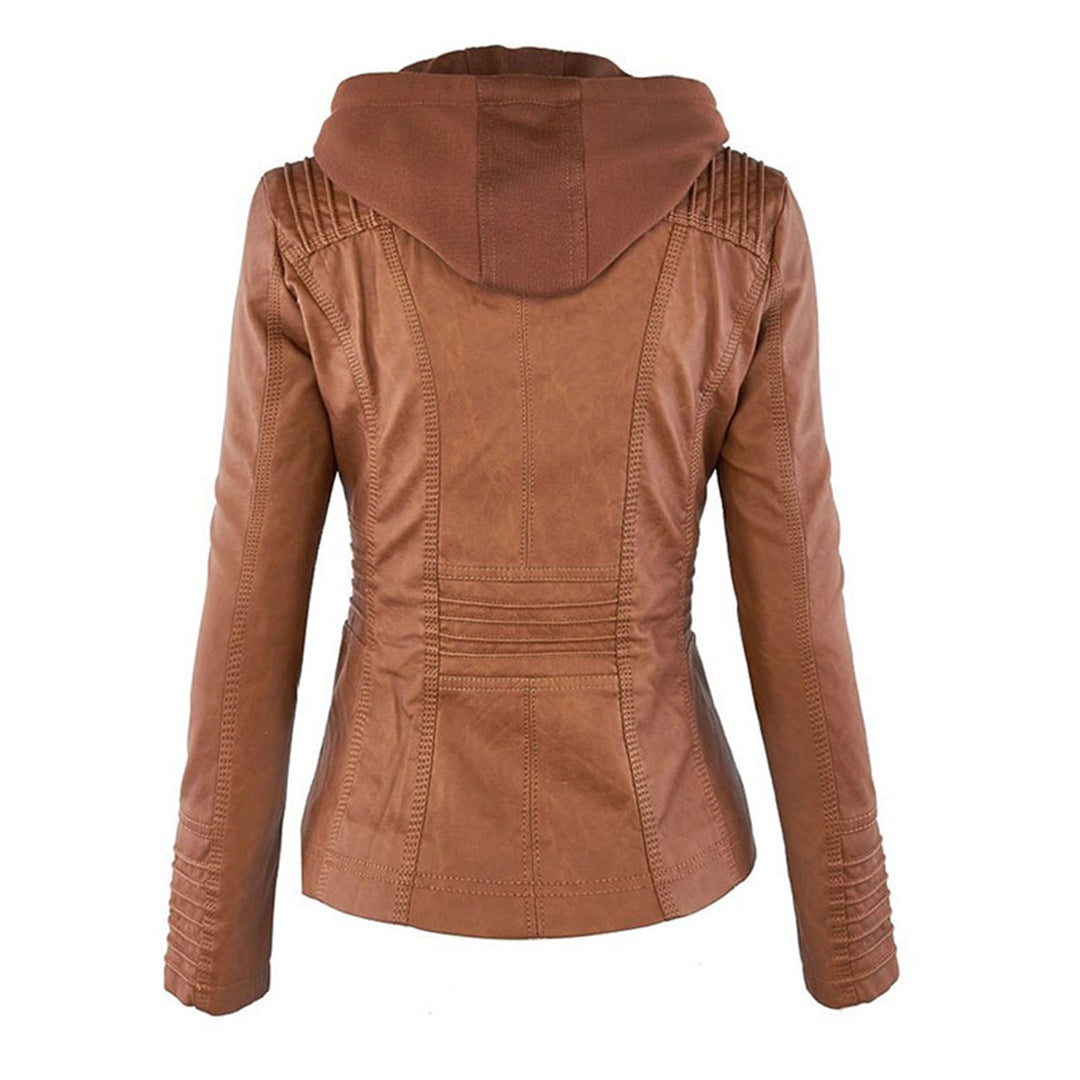 Giacca in pelle elegante