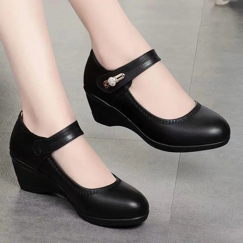 Scarpe con tacco comfort nere
