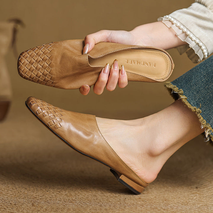 Viola | Mules In Vera Pelle
