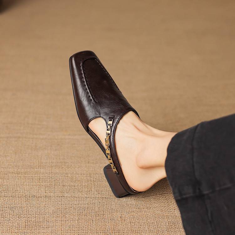 Vyla | Mule in Vera Pelle