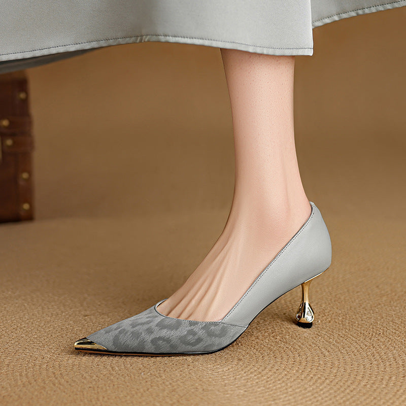 Clair | Scarpe con Tacco in Vera Pelle