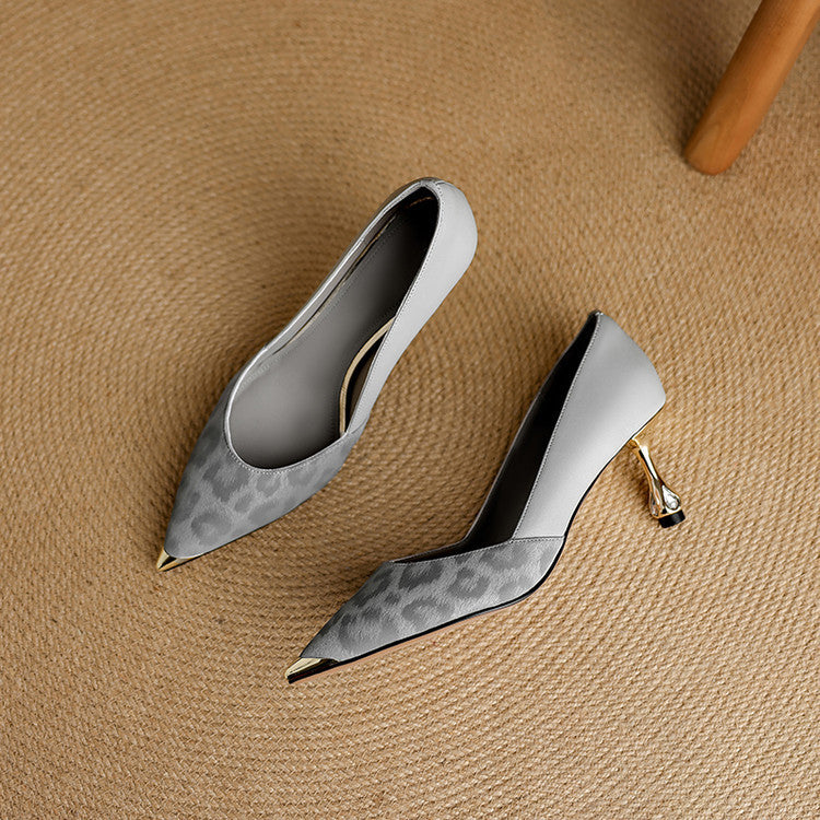 Clair | Scarpe con Tacco in Vera Pelle