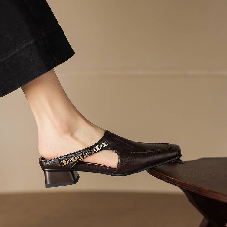 Vyla | Mule in Vera Pelle