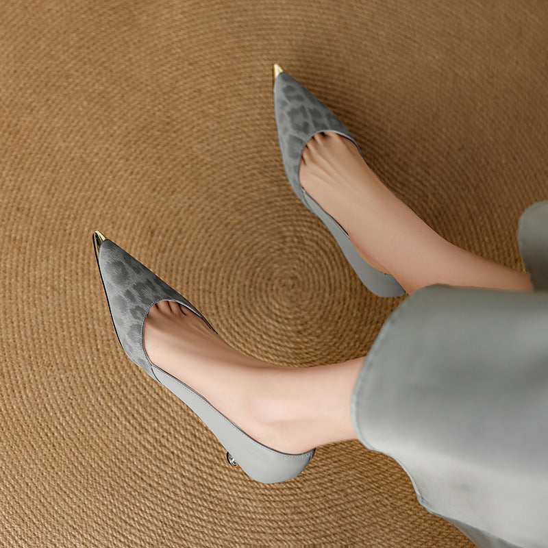 Clair | Scarpe con Tacco in Vera Pelle