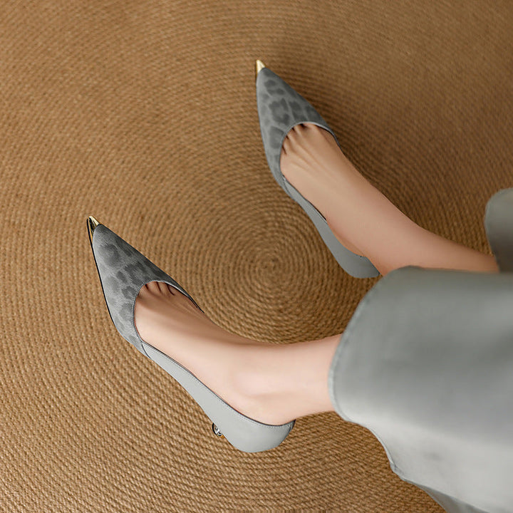 Clair | Scarpe con Tacco in Vera Pelle