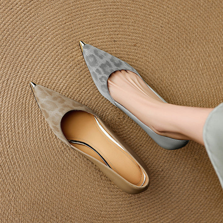 Clair | Scarpe con Tacco in Vera Pelle
