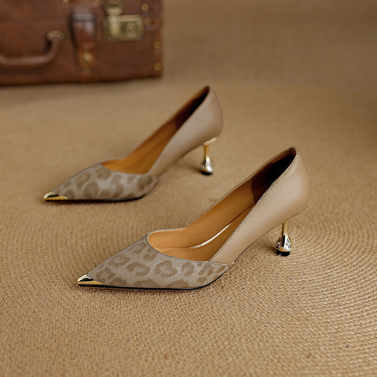 Clair | Scarpe con Tacco in Vera Pelle