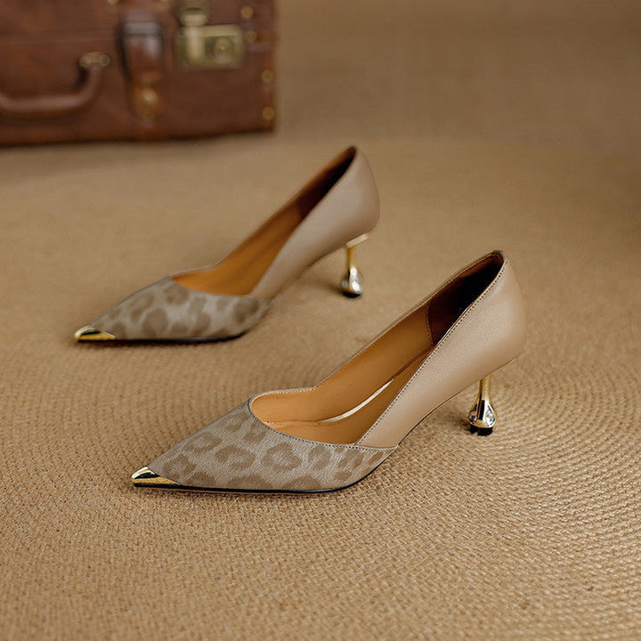 Clair | Scarpe con Tacco in Vera Pelle
