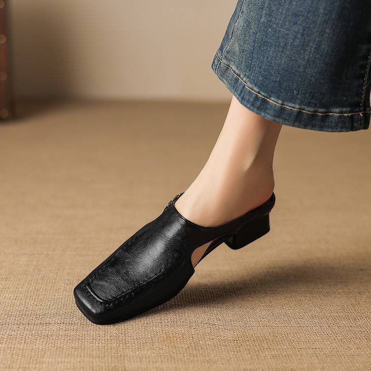 Vyla | Mule in Vera Pelle