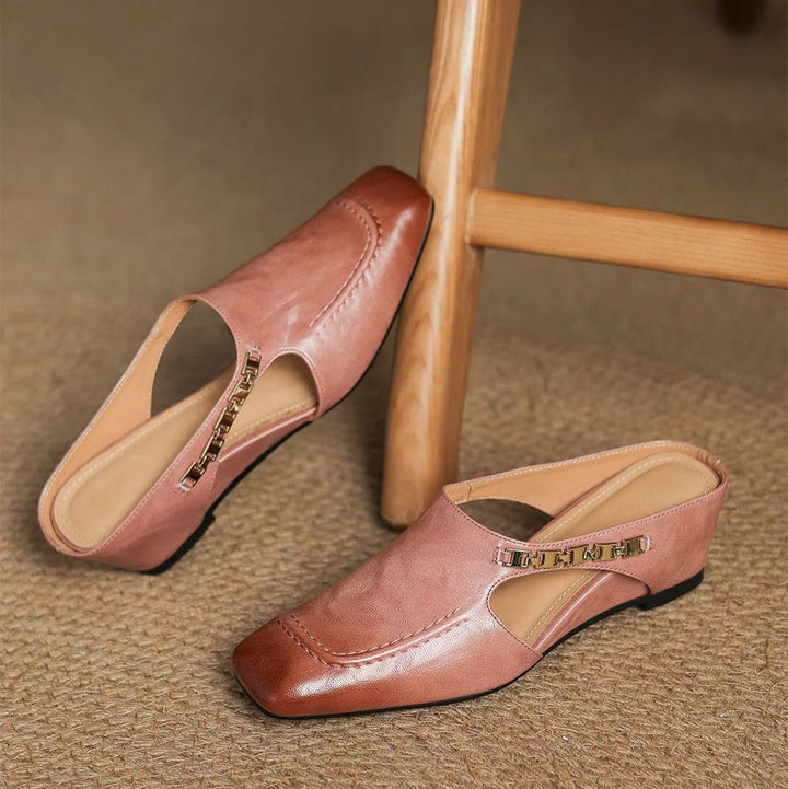 Avella | Mules In Pelle