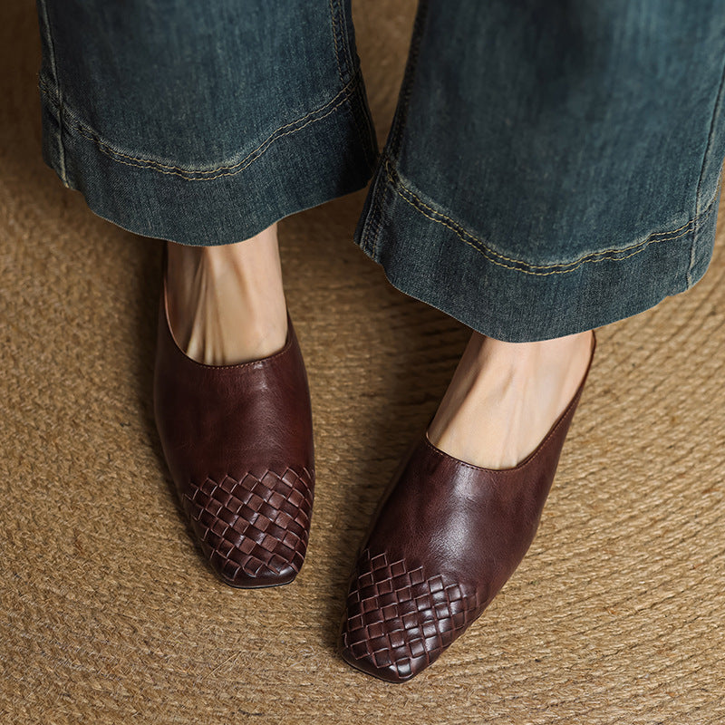 Viola | Mules In Vera Pelle