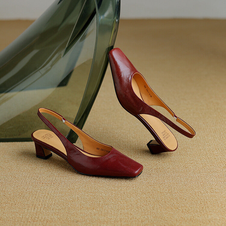 Ersa | Slingback in Vera Pelle