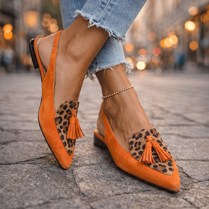 Arancione e leopardato