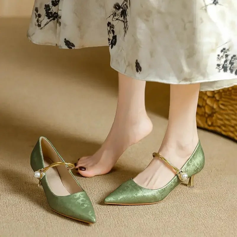 Marcella | Scarpe con Tacco - Verde