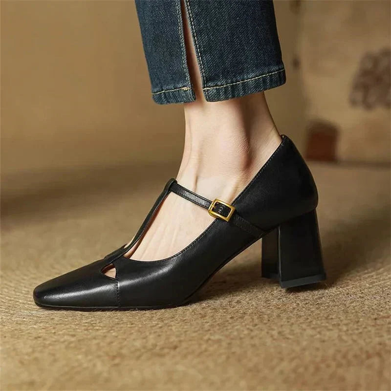 Alysa | Scarpe con Tacco in Vera Pelle