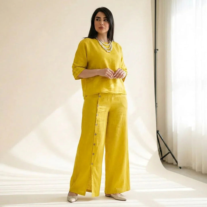 Completo Top e Pantaloni Palazzo
