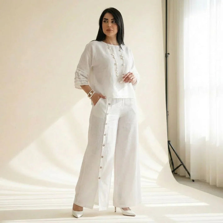Completo Top e Pantaloni Palazzo