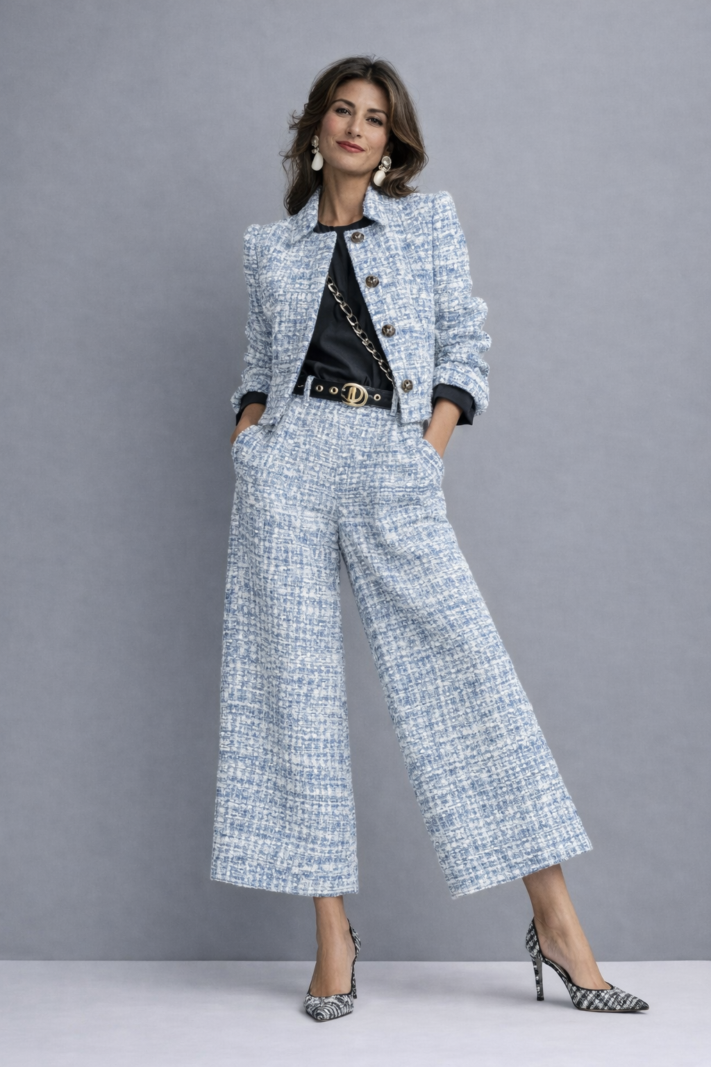 Completo Elegante e Versatile - Blu