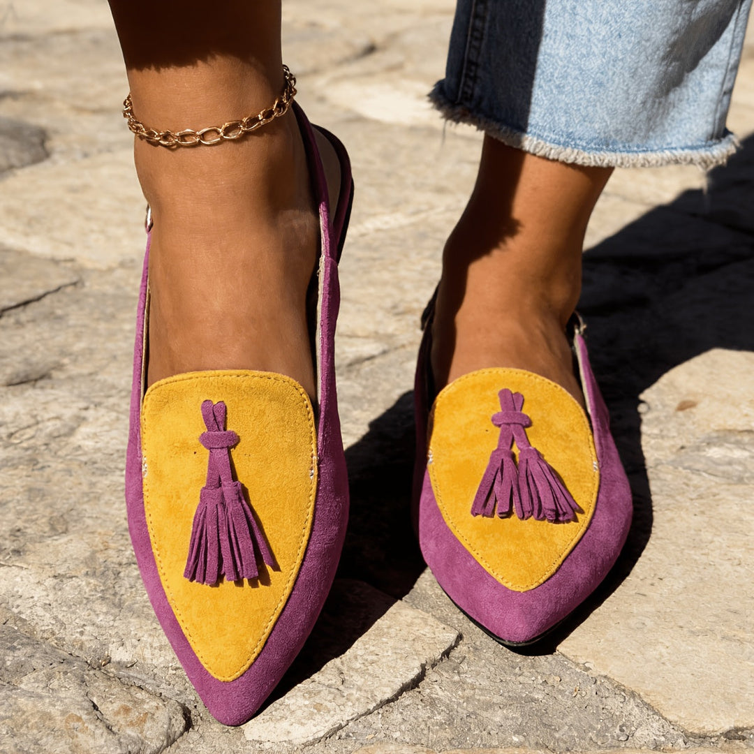 Marisa | Mules Slingback Con Nappe
