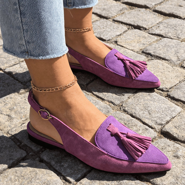 Marisa | Mules Slingback Con Nappe
