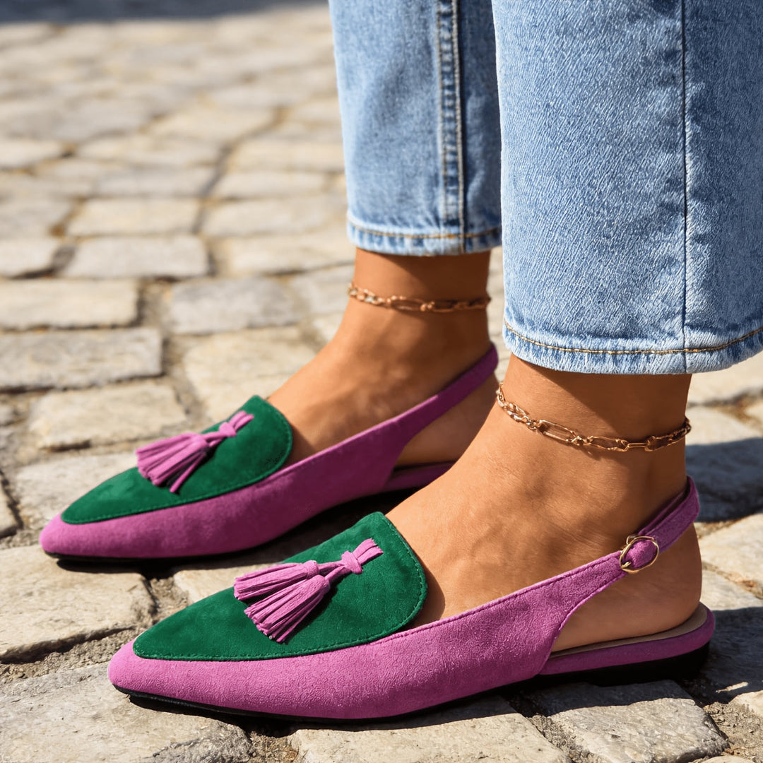 Marisa | Mules Slingback Con Nappe