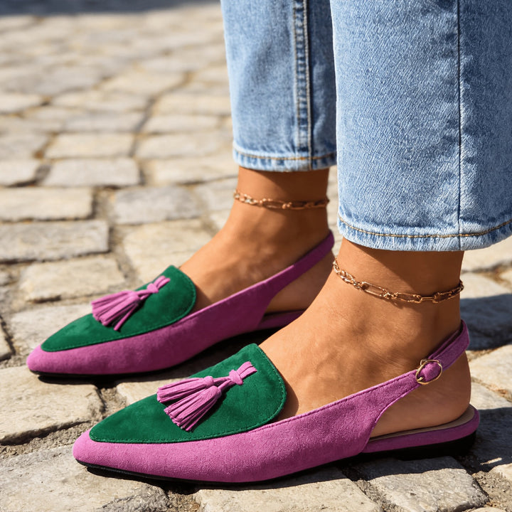 Marisa | Mules Slingback Con Nappe