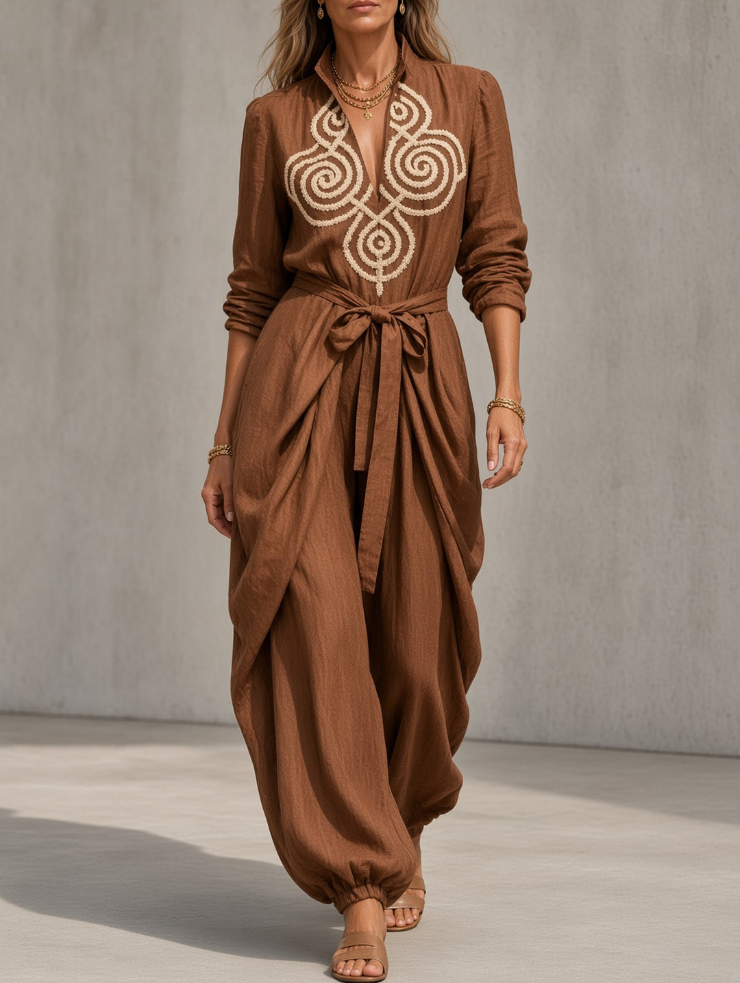 Luisa | Tuta Vintage - Marrone