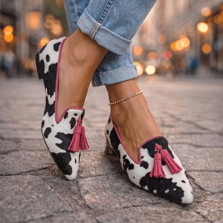 Ondina | Ballerine A Punta Con Nappe