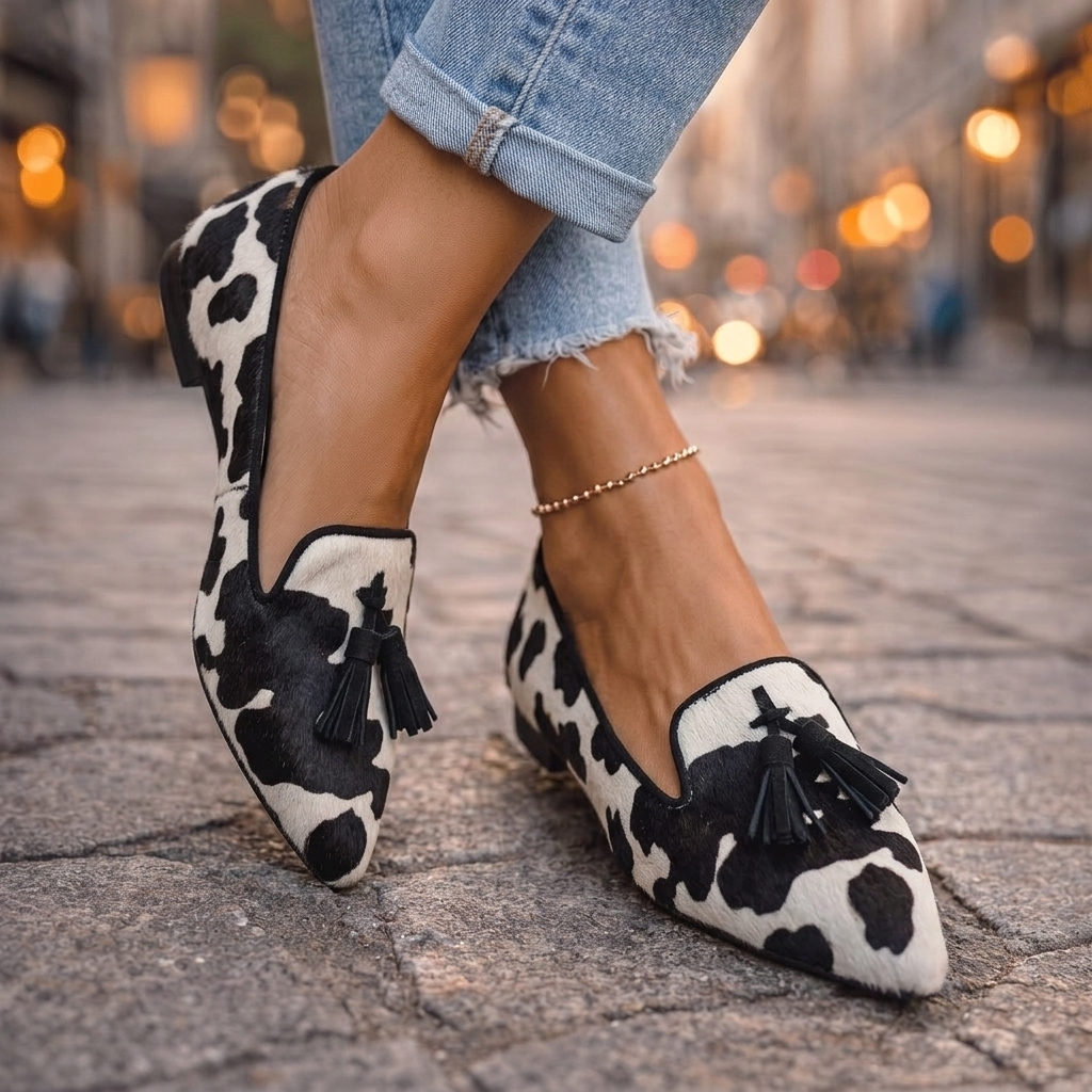 Ondina | Ballerine A Punta Con Nappe