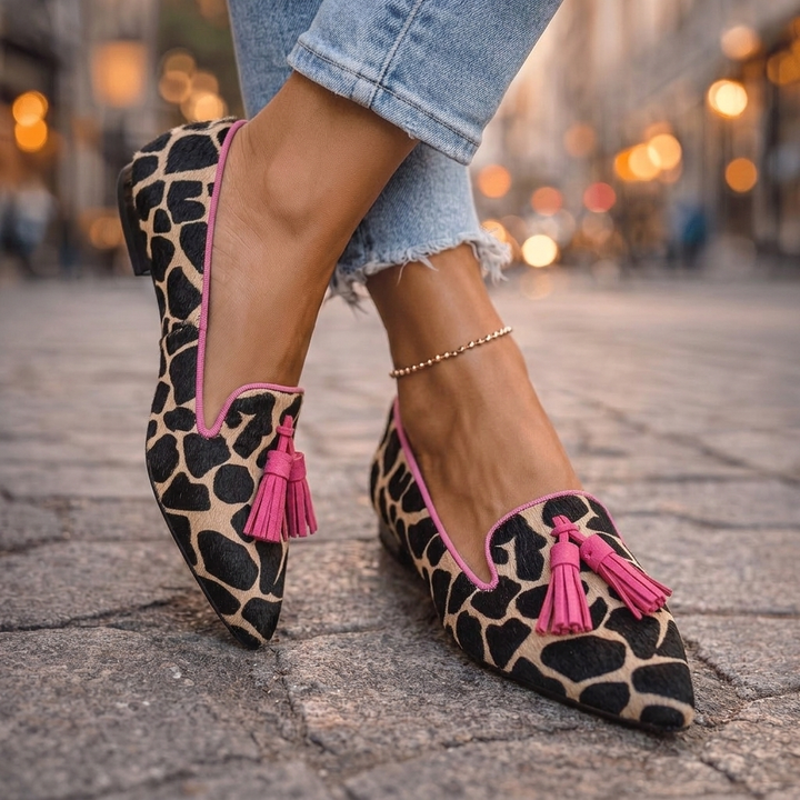 Ondina | Ballerine A Punta Con Nappe