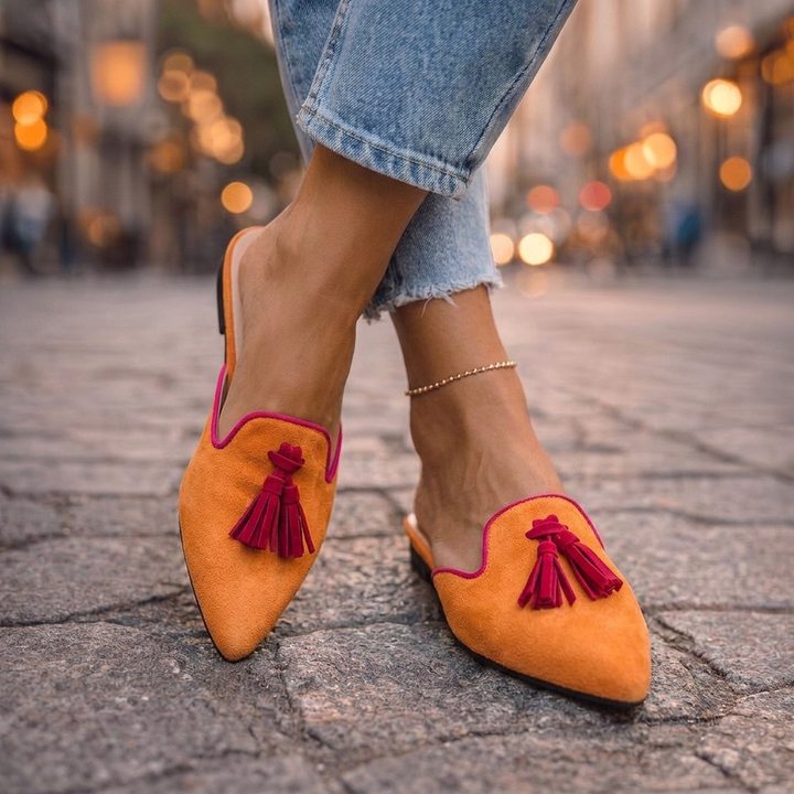 Serafina | Slide A Punta Con Nappe